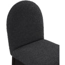 Meridian Waldorf Black Boucle Fabric Dining Chair IMAGE 7