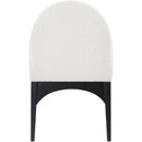 Meridian Waldorf Cream Boucle Fabric Dining Chair IMAGE 2