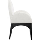 Meridian Waldorf Cream Boucle Fabric Dining Chair IMAGE 5