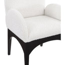 Meridian Waldorf Cream Boucle Fabric Dining Chair IMAGE 7