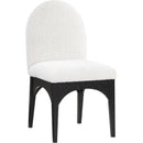 Meridian Waldorf Cream Boucle Fabric Dining Chair IMAGE 3