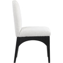 Meridian Waldorf Cream Boucle Fabric Dining Chair IMAGE 5