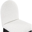 Meridian Waldorf Cream Boucle Fabric Dining Chair IMAGE 7
