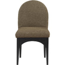 Meridian Waldorf Olive Boucle Fabric Dining Chair IMAGE 4