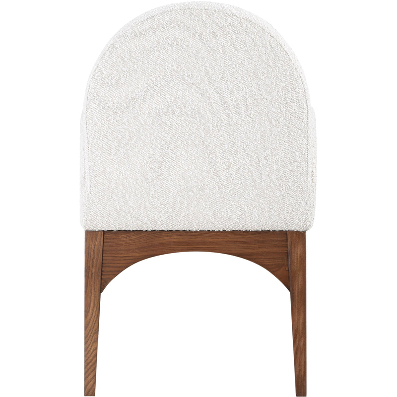 Meridian Waldorf Cream Boucle Fabric Dining Chair IMAGE 2