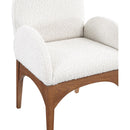 Meridian Waldorf Cream Boucle Fabric Dining Chair IMAGE 7