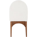 Meridian Waldorf Cream Boucle Fabric Dining Chair IMAGE 2