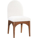 Meridian Waldorf Cream Boucle Fabric Dining Chair IMAGE 3