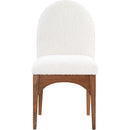Meridian Waldorf Cream Boucle Fabric Dining Chair IMAGE 4