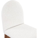 Meridian Waldorf Cream Boucle Fabric Dining Chair IMAGE 7