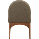 Meridian Waldorf Olive Boucle Fabric Dining Chair IMAGE 2
