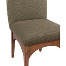 Meridian Waldorf Olive Boucle Fabric Dining Chair IMAGE 6