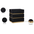 Meridian Zaylan Black Night Stand IMAGE 10