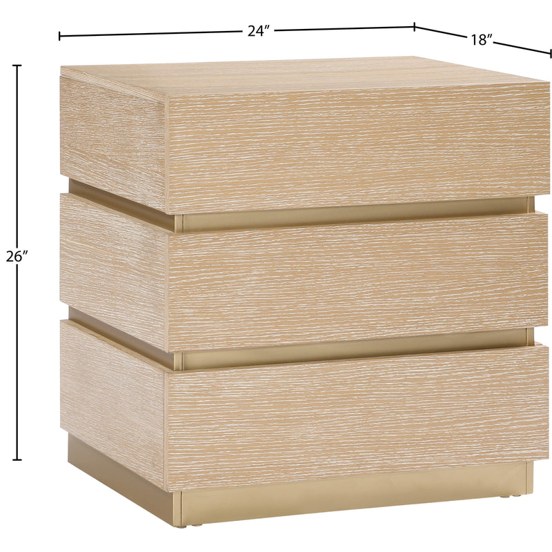 Meridian Zaylan Natural Night Stand IMAGE 11