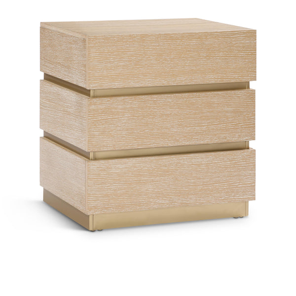 Meridian Zaylan Natural Night Stand IMAGE 1