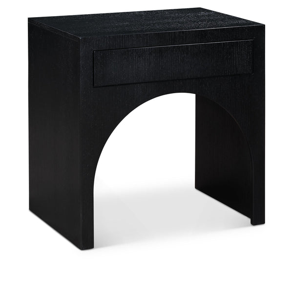 Meridian August Black Night Stand IMAGE 1