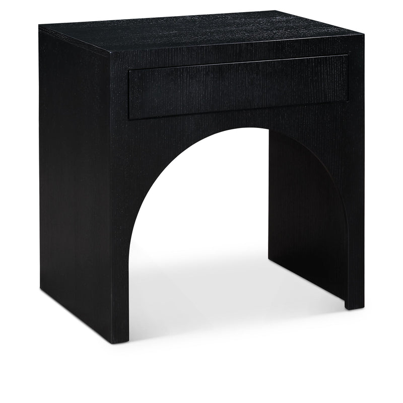 Meridian August Black Night Stand IMAGE 1