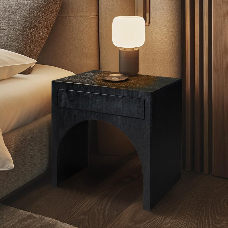 Meridian August Black Night Stand IMAGE 2