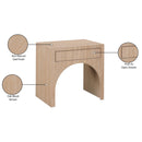 Meridian August Oak Night Stand IMAGE 10