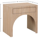 Meridian August Oak Night Stand IMAGE 11