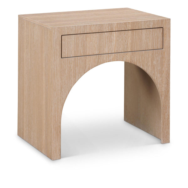 Meridian August Oak Night Stand IMAGE 1