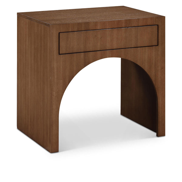 Meridian August Walnut Night Stand IMAGE 1
