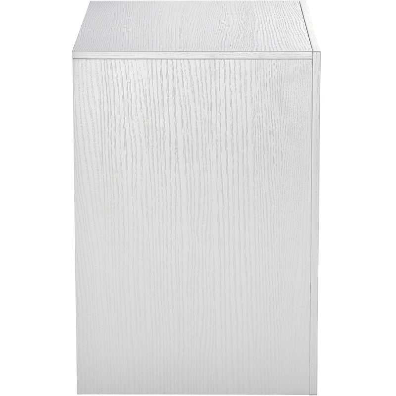 Meridian August White Night Stand IMAGE 4