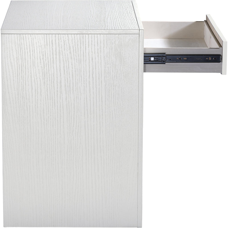 Meridian August White Night Stand IMAGE 5