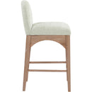 Meridian Waldorf Mint Chenille Fabric Stool IMAGE 5
