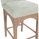 Meridian Waldorf Mint Chenille Fabric Stool IMAGE 6