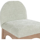 Meridian Waldorf Mint Chenille Fabric Stool IMAGE 7