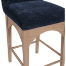 Meridian Waldorf Navy Chenille Fabric Stool IMAGE 6