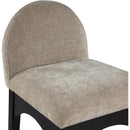Meridian Waldorf Beige Chenille Fabric Stool IMAGE 7