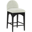 Meridian Waldorf Mint Chenille Fabric Stool IMAGE 3