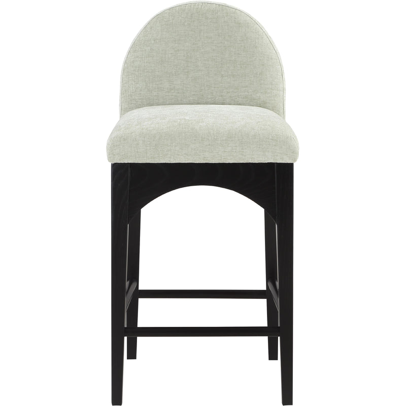 Meridian Waldorf Mint Chenille Fabric Stool IMAGE 4
