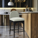 Meridian Waldorf Mint Chenille Fabric Stool IMAGE 8