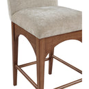 Meridian Waldorf Beige Chenille Fabric Stool IMAGE 6