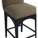 Meridian Waldorf Olive Boucle Fabric Stool IMAGE 6