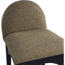 Meridian Waldorf Olive Boucle Fabric Stool IMAGE 7