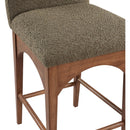 Meridian Waldorf Olive Boucle Fabric Stool IMAGE 6
