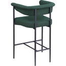 Meridian Malin Green Boucle Fabric Counter Stool IMAGE 6