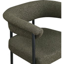 Meridian Malin Olive Boucle Fabric Counter Stool IMAGE 7