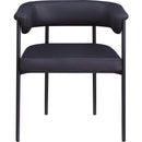 Meridian Malin Black Vegan Leather Dining Chair IMAGE 3