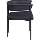 Meridian Malin Black Vegan Leather Dining Chair IMAGE 4