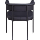 Meridian Malin Black Vegan Leather Dining Chair IMAGE 5