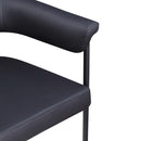Meridian Malin Black Vegan Leather Dining Chair IMAGE 7