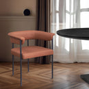 Meridian Malin Cognac Vegan Leather Dining Chair IMAGE 2