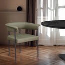 Meridian Malin Olive Vegan Leather Dining Chair IMAGE 2