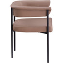 Meridian Malin Tan Vegan Leather Dining Chair IMAGE 4
