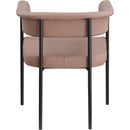Meridian Malin Tan Vegan Leather Dining Chair IMAGE 5